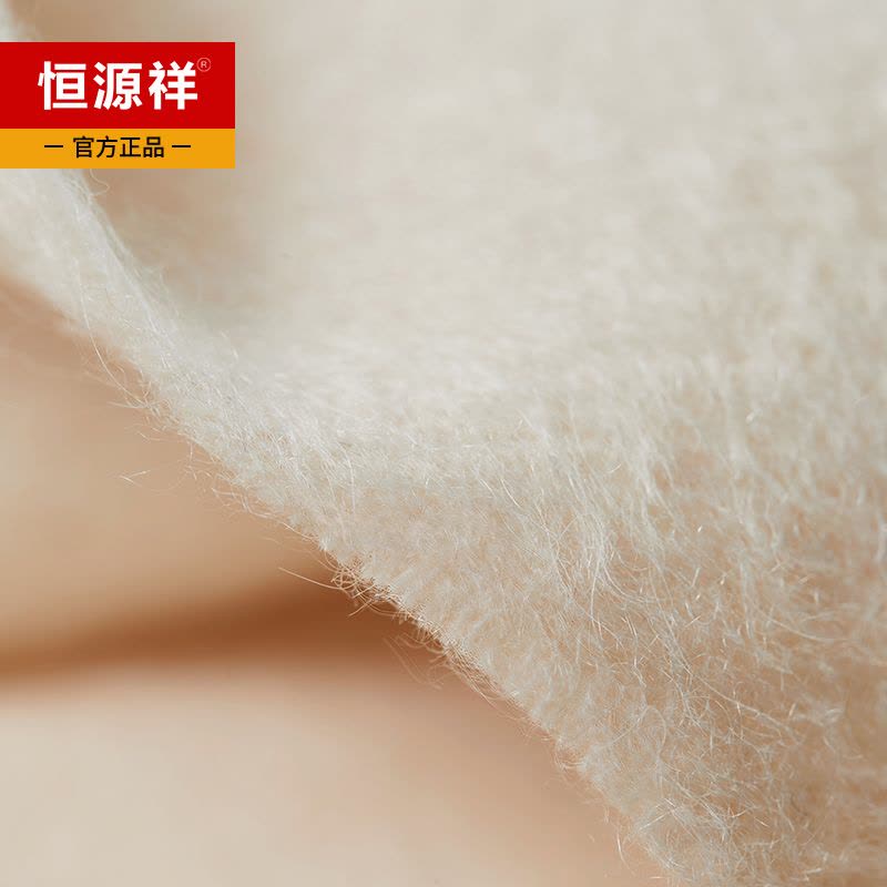 恒源祥100%山羊绒围巾女士高端保暖百搭秋冬季男高档加厚纯色披肩图片