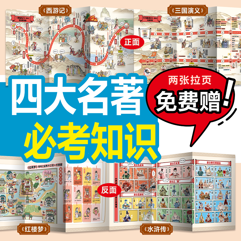 小学生必背文学常识(漫画版) [正版]小学生必背文学常识(漫画版)小学语文基础知识大全1-6年级中国古代现代文学常识文言