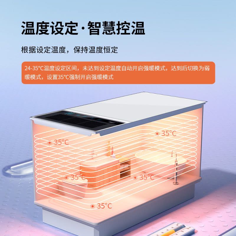 雷士照明nvc风暖浴霸集成吊顶浴霸灯卫生间排气扇照明一体风暖机图片