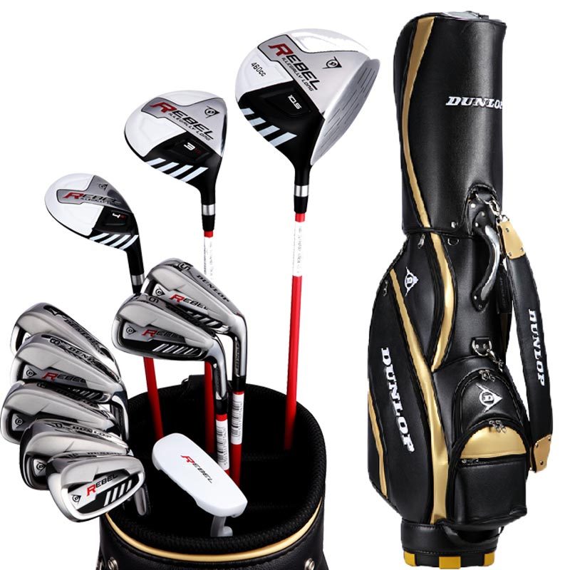 登路普dunlop高尔夫球杆套杆全套球具碳素杆身男士套杆rebel系列