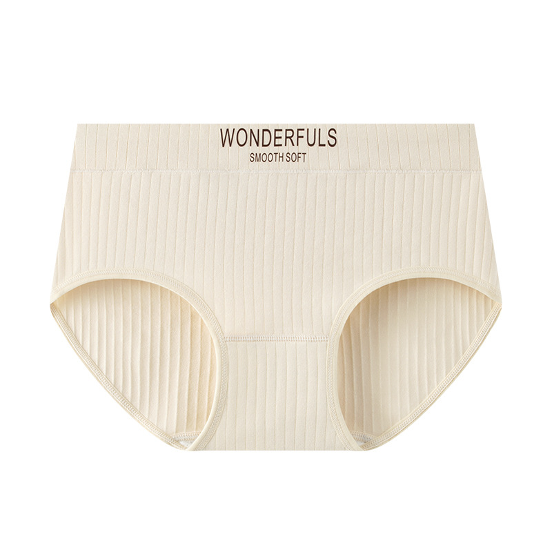 浪莎纯棉内裤女士石墨烯抑菌裆无痕透气中腰2025新款女生三角无高清大图