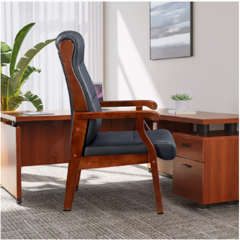 环杰实木椅会议椅hj1835大班椅