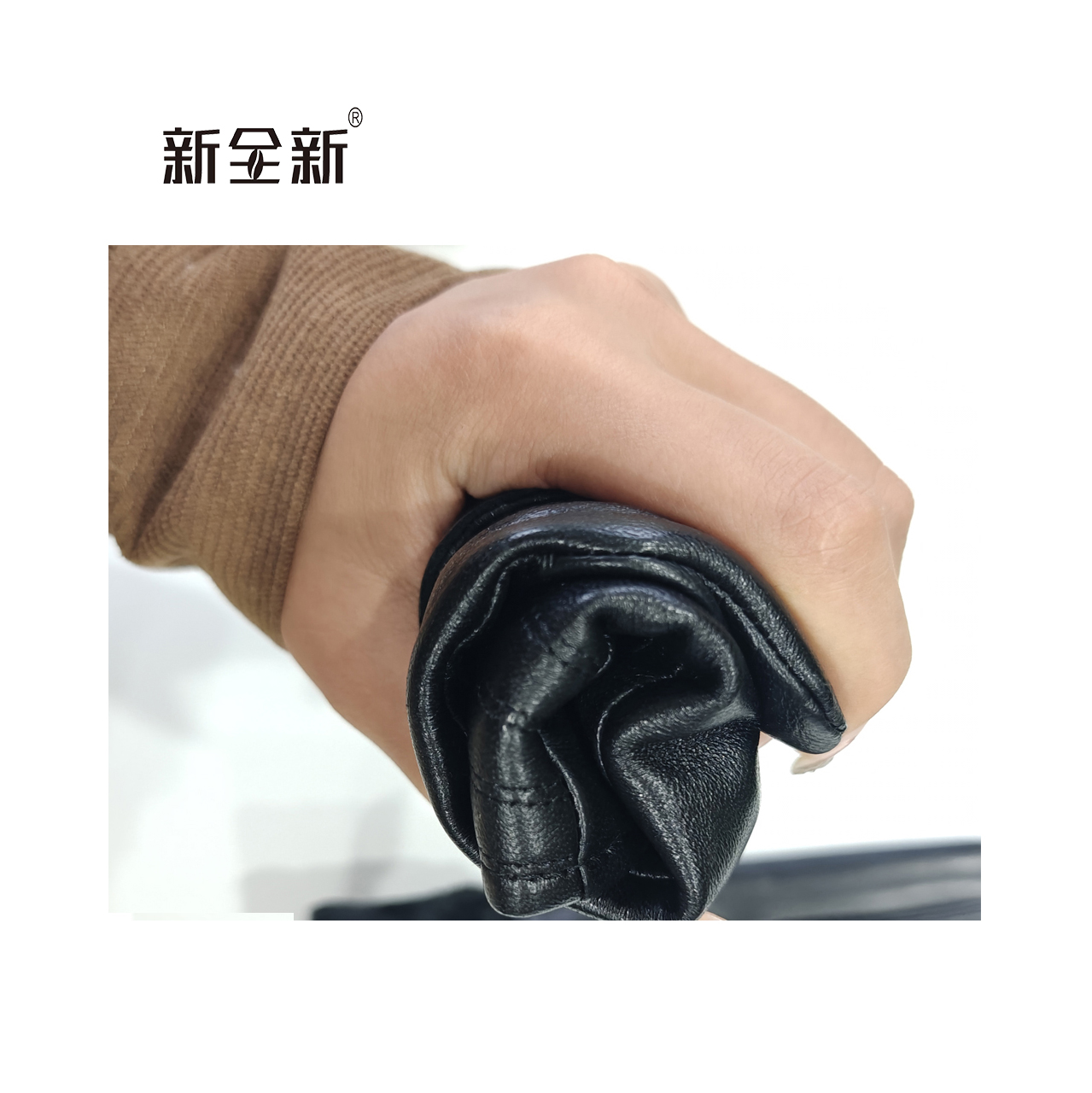 新全新全皮手套均码/双高清大图