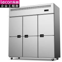 乐创lecon冰箱LC-LMBG01六门1395L无级电脑控温银色风冷_230_342