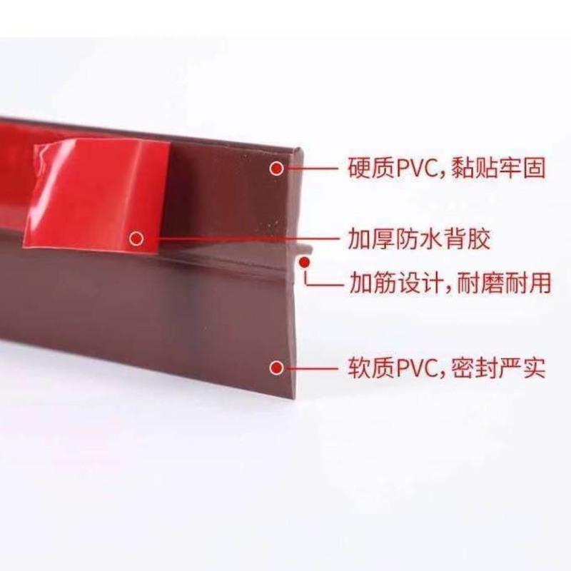 门底密封条防尘防风自粘型门缝卧室内房门隔音贴条保暖挡风神器 白色 一支装(1米/支)