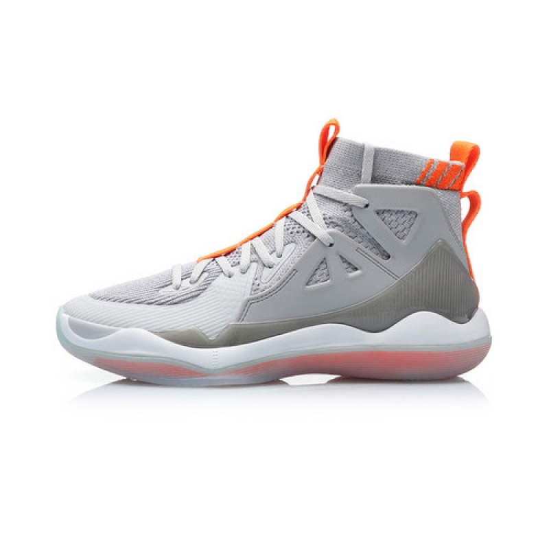 李宁驭帅11高帮透气篮球鞋男减震防滑耐磨专业比赛运动鞋abap055