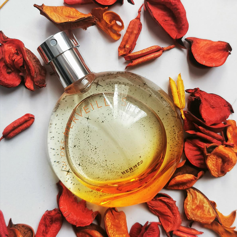 hermes/爱马仕橘彩星光女士香水100ml 淡香型edt 聚财星光 木质香调