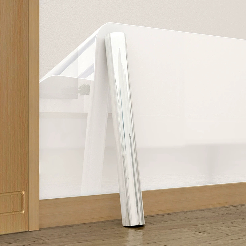 易企采 宽120CM*长10米墙面保护膜防水防脏透明无胶墙贴 单位:卷高清大图