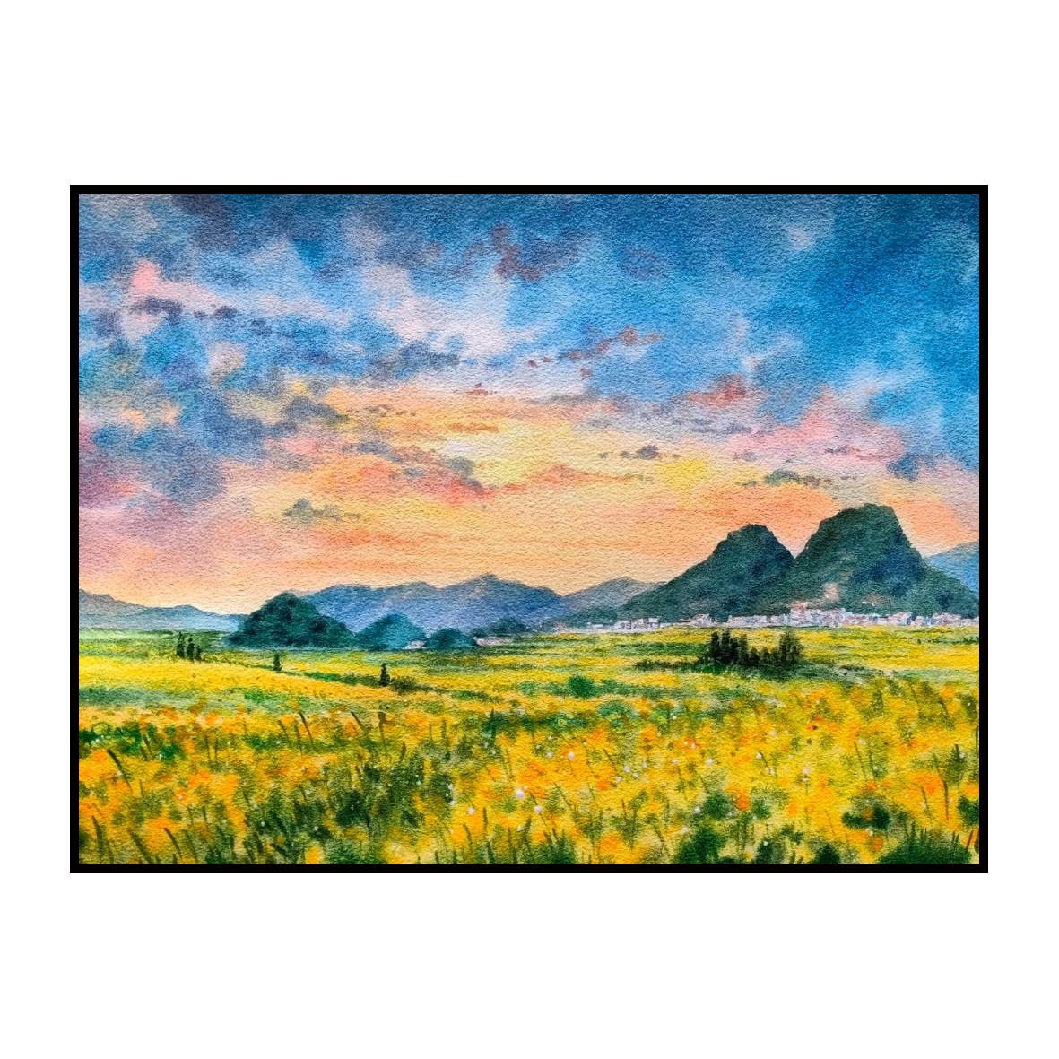 众行城 金属框装饰 500*700mm 个高清大图