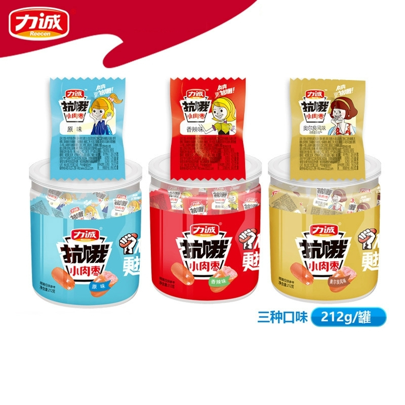 GS ZH力诚 抗饿小肉枣212g罐装*2（香辣）