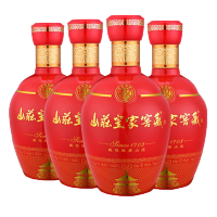 [中华老字号]山庄皇家窖藏 38度长久 475ml*4瓶整箱装 非遗酿造浓香型白酒 承德特产