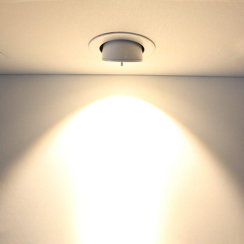 led射灯闪电客嵌入式天花灯服装店cob象鼻灯展厅橱窗吊顶聚光灯北欧