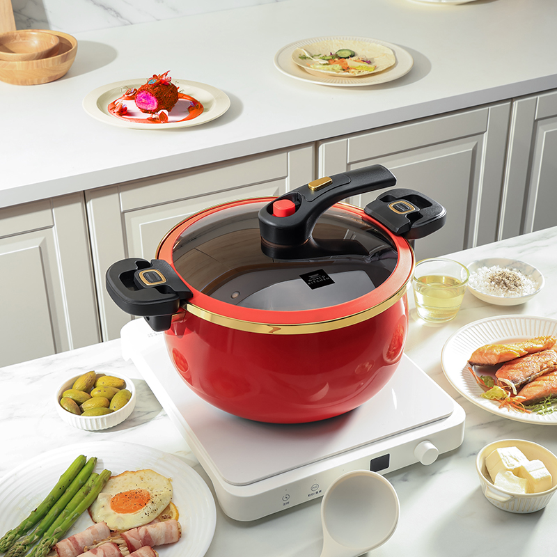 WORLD KITCHEN 珐琅微压汤锅7.2升 WK-TG72L18C-JY/KZ