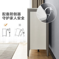林氏家居现代餐边柜客厅家用一体靠墙酒柜厨房柜子储物柜LS058