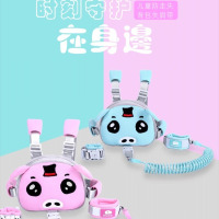 儿童防走失牵引绳背包小孩防丢牵引绳遛娃神器小孩防走安全失书包