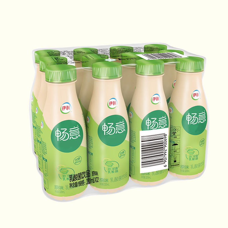 2月中旬到期伊利畅意乳酸菌饮品原味益生菌320ml12瓶整箱饮料