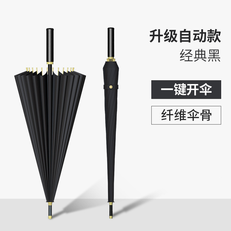 寰泽智创自动16骨太阳伞长柄伞直柄HZ-SY13