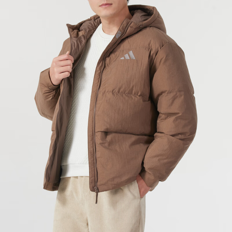 阿迪达斯 (adidas)男装 新款运动服潮流百搭防风保暖连帽羽绒服 JG5940 ZP