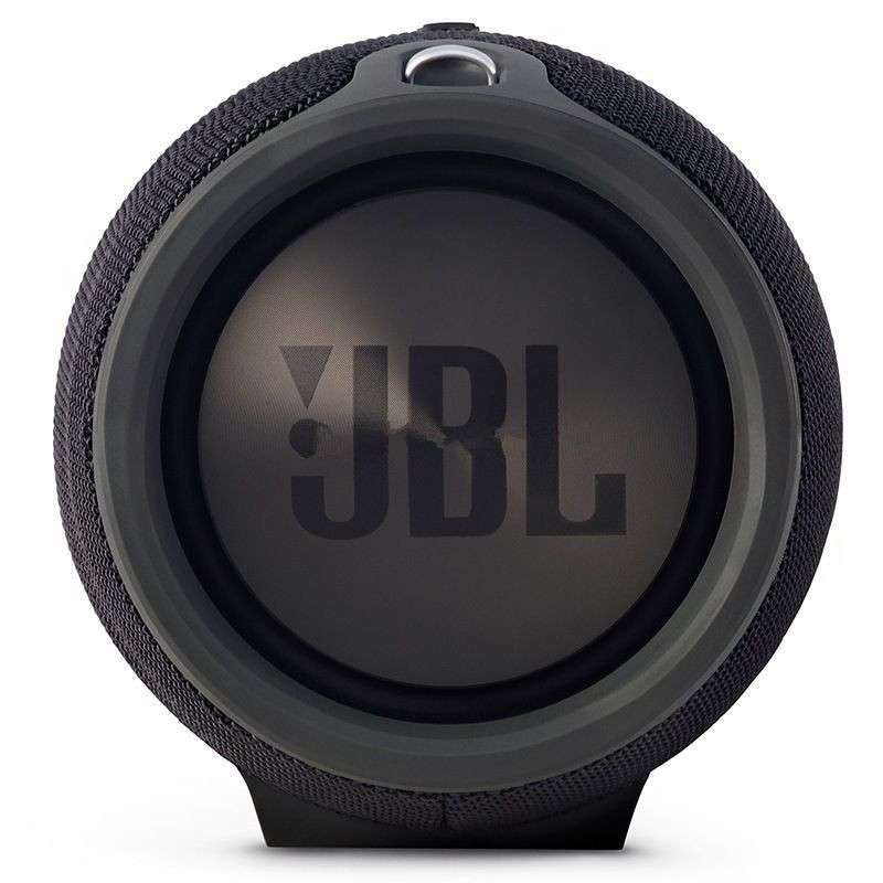 JBL Xtreme 音乐战鼓音箱 高品质立体声 双外部加强低音 防溅支持多点连接 蓝牙户外音响 (黑色)