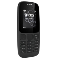 诺基亚（NOKIA）105新款 黑色 移动手机 备用机 老人机