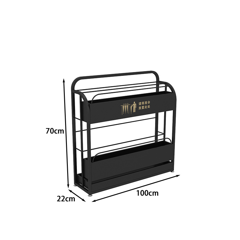 珂攸洋K7雨伞架金色 K7雨伞架黑色1000*220*700mm个 雨伞架