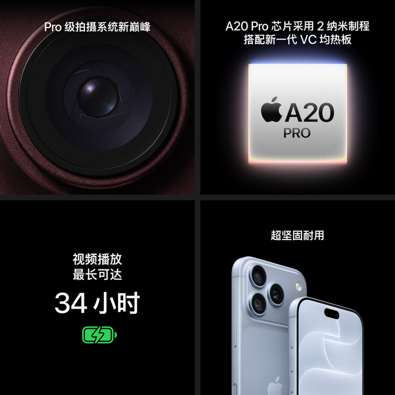 Apple iPhone 18 Pro 512GB 银色[需现场签收激活]全新正品国行 5G全网通手机高清大图
