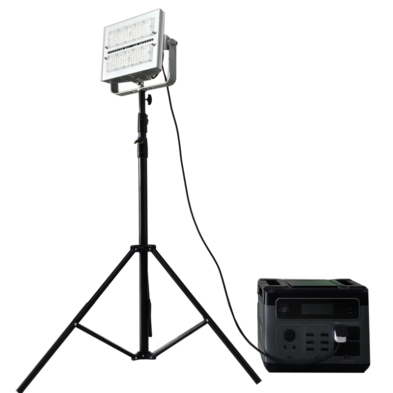 宝富睿光电 EBYK3050-2K 24V 100W IP42 LED 锂电池 LED移动抢修灯 单位:台 银色+黑色高清大图