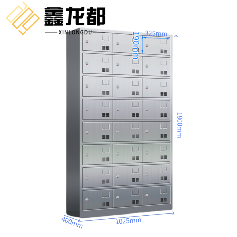 鑫龙都不锈钢餐盘柜高清大图