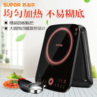 苏泊尔(SUPOR) IM06-220 电磁炉超猛火 电磁炉 操作方便 榉木手柄 触控式 黑色微晶面板电磁炉