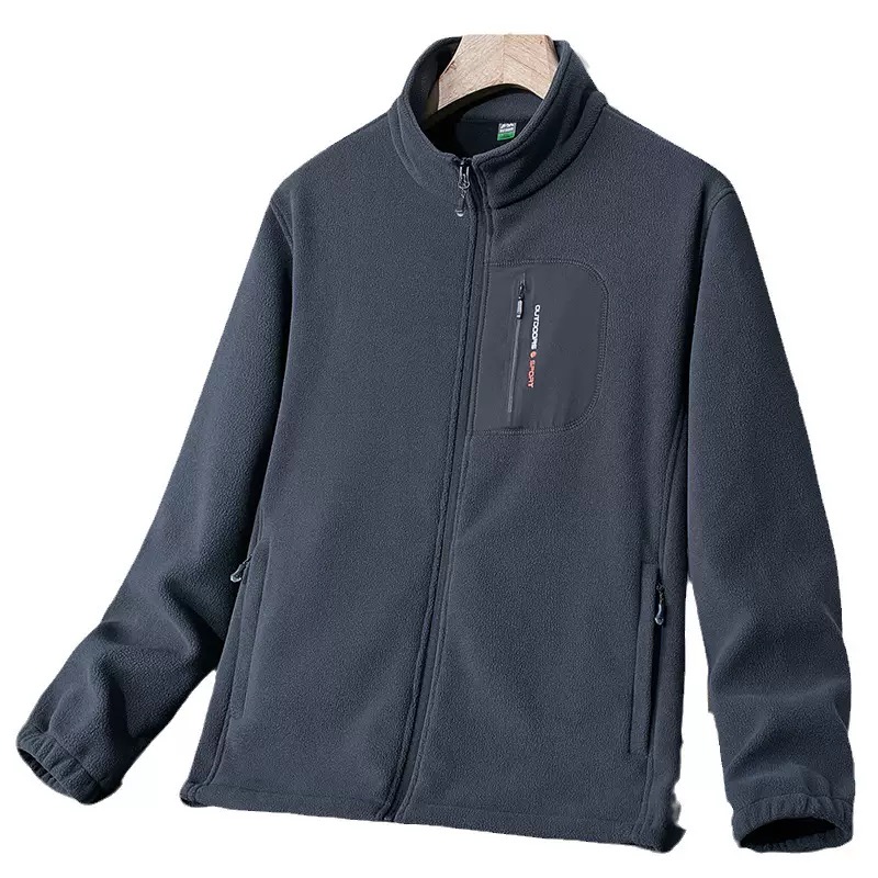 浩博时代 男女款摇粒绒休闲卫衣抓绒衣运动外套 多色可选 L-5XL 件