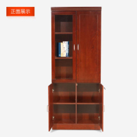 隆博盛景 油漆中式两门书柜文件柜资料柜800*400*2000mm