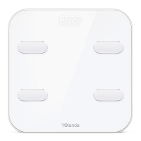云康宝(Yolanda)智能体脂秤 华为智慧生活生态产品 WiFi+蓝牙双模体脂秤 可测心率电子秤 家用精准体重秤
