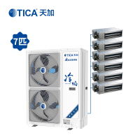 天加（TICA）中央空调 冷焰系列 七匹一拖六 商用 变频 多联机 适用四室两厅 TIMS180AHTA