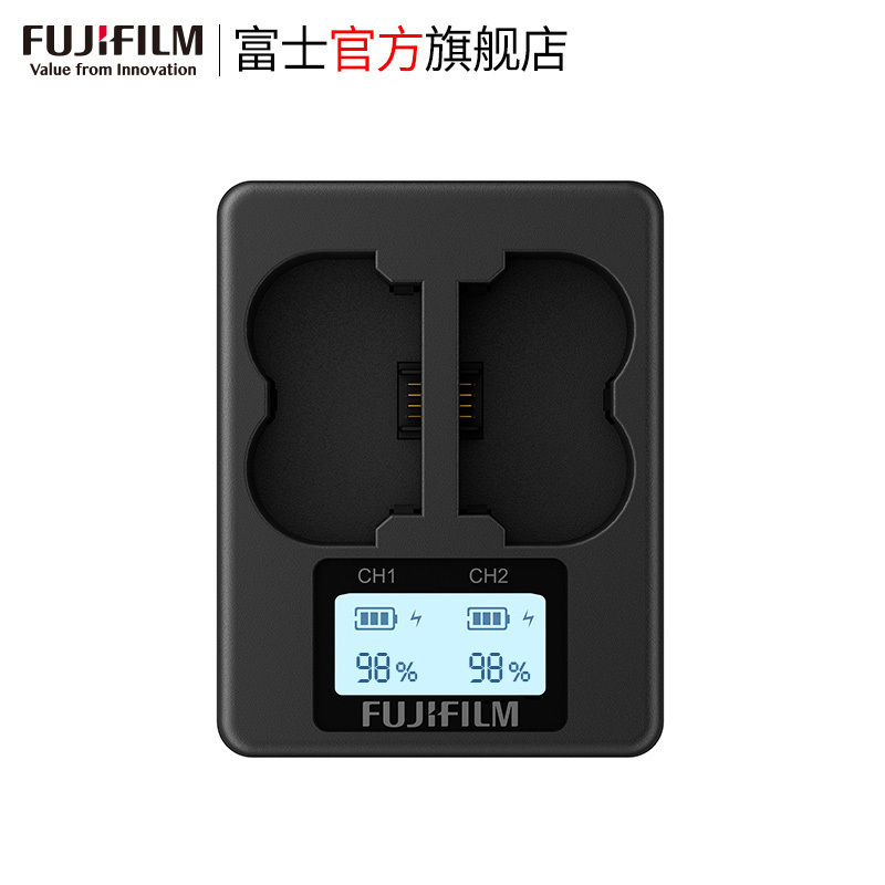 FUJIFILM/富士 BC-W235原装充电器双座充 适配X-S20原装NP-W235电池 X-H2 H2s XT5高清大图