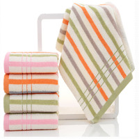提花条毛巾
