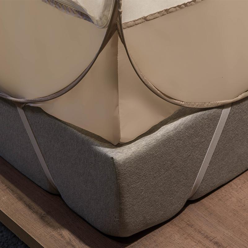 家柏饰(CORATED)蒙古包蚊帐家用免安装1.5米床1.8m床防摔学生宿舍防蚊罩帐床纹帐高清大图
