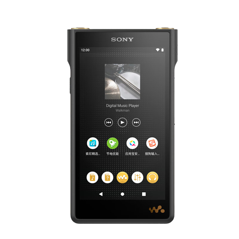 索尼(SONY) NW-WM1AM2(128GB) 高解析度音乐播放器 MP3 黑砖二代 黑色高清大图