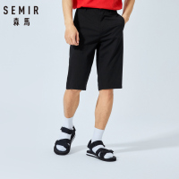 Semir森马2019夏季新款潮韩版舒适五分弹力休闲裤男