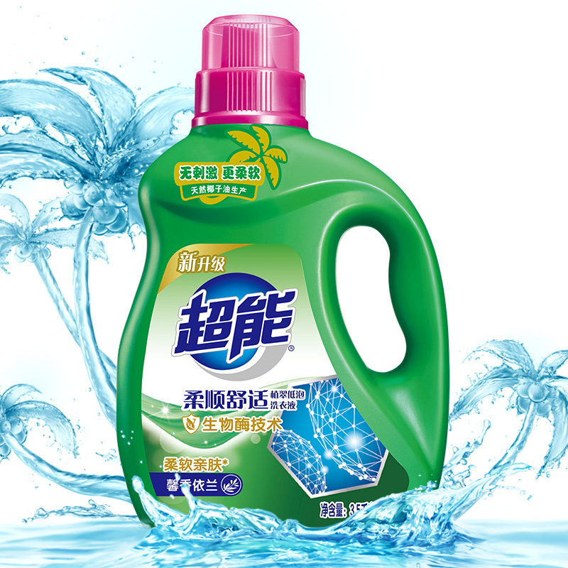 超能 3.5kg超能植翠洗衣液(柔顺舒适)N1 4桶装