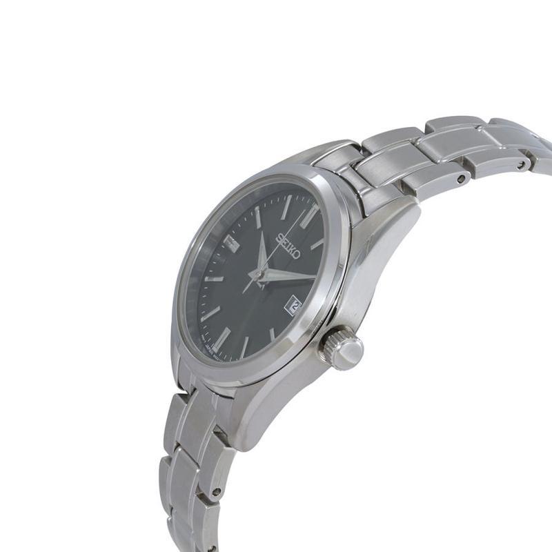 精工seiko女士石英不锈钢绿色表盘经典时尚百搭石英手表