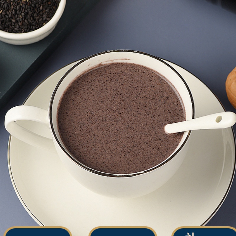 美粥食客黑芝麻核桃桑葚粉500克含糖款*2罐高清大图