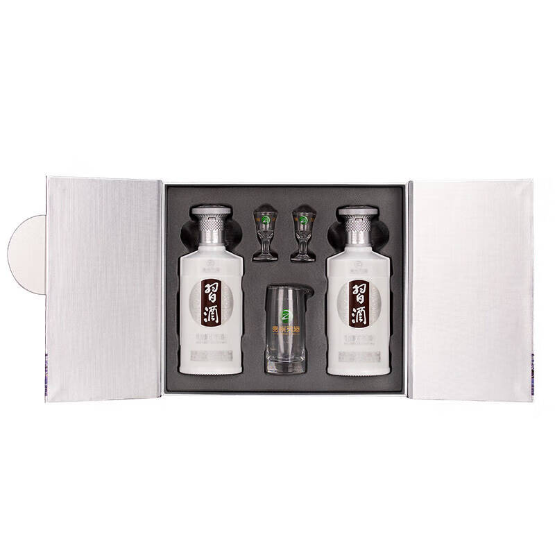 习酒 银质习酒礼盒500ml*2瓶装 酱香型 新老版本年份随机高清大图