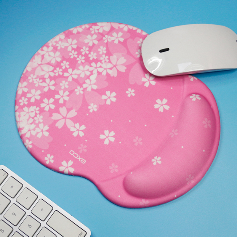 鼠标垫护腕女生可爱exco学生超大号护手腕男鼠标手腕垫硅胶柯基垫