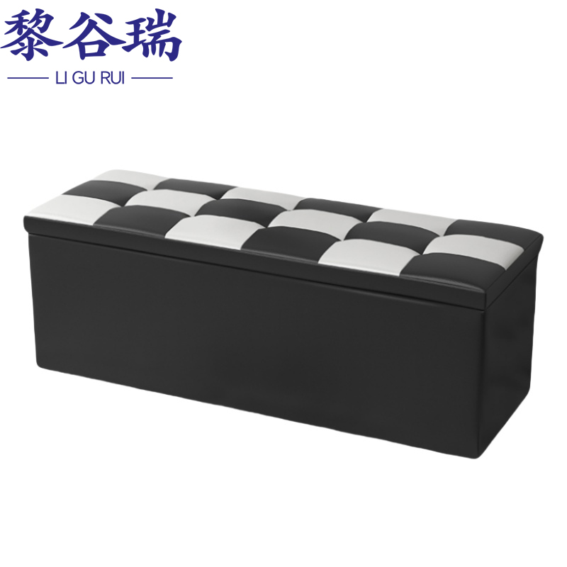 黎谷瑞储物沙发凳高清大图