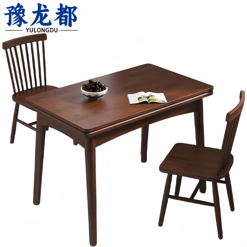 豫龙都 餐桌 一桌两椅 套高清大图