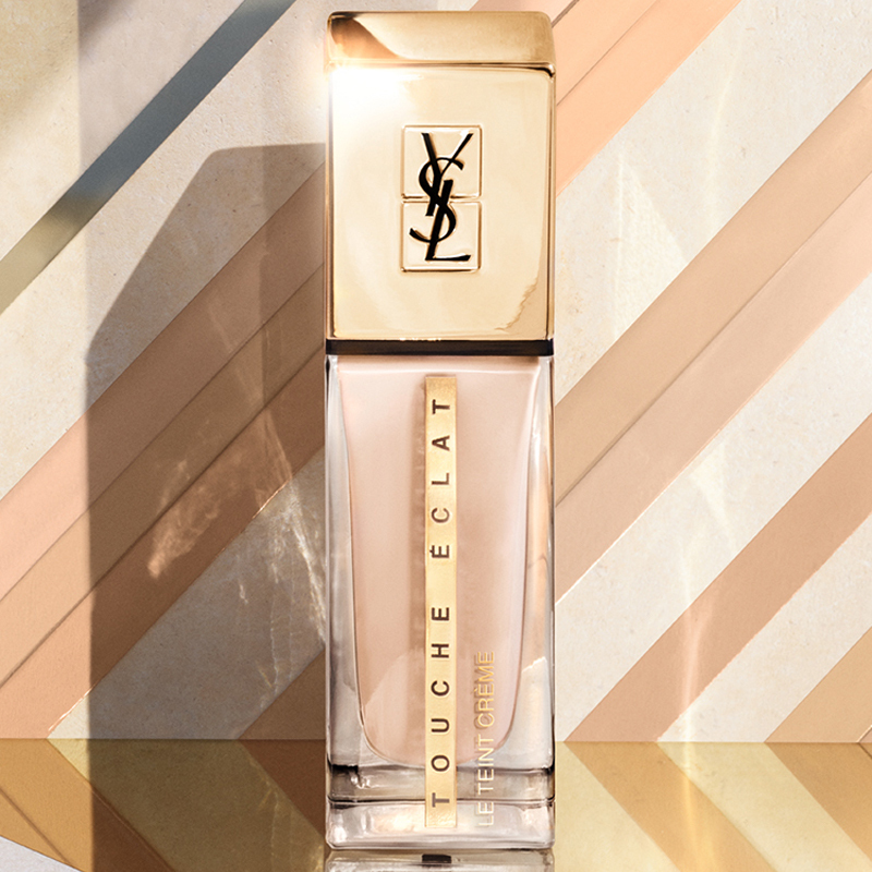 圣罗兰(YSL)新超模精华粉霜25ml BR10粉白色 滋润保湿干皮持久持妆遮瑕服帖瓷光肌