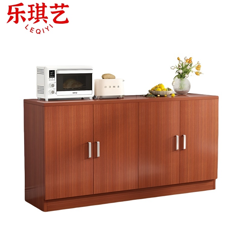 乐琪艺 餐边柜 柚木色 120*40*80cm 台高清大图