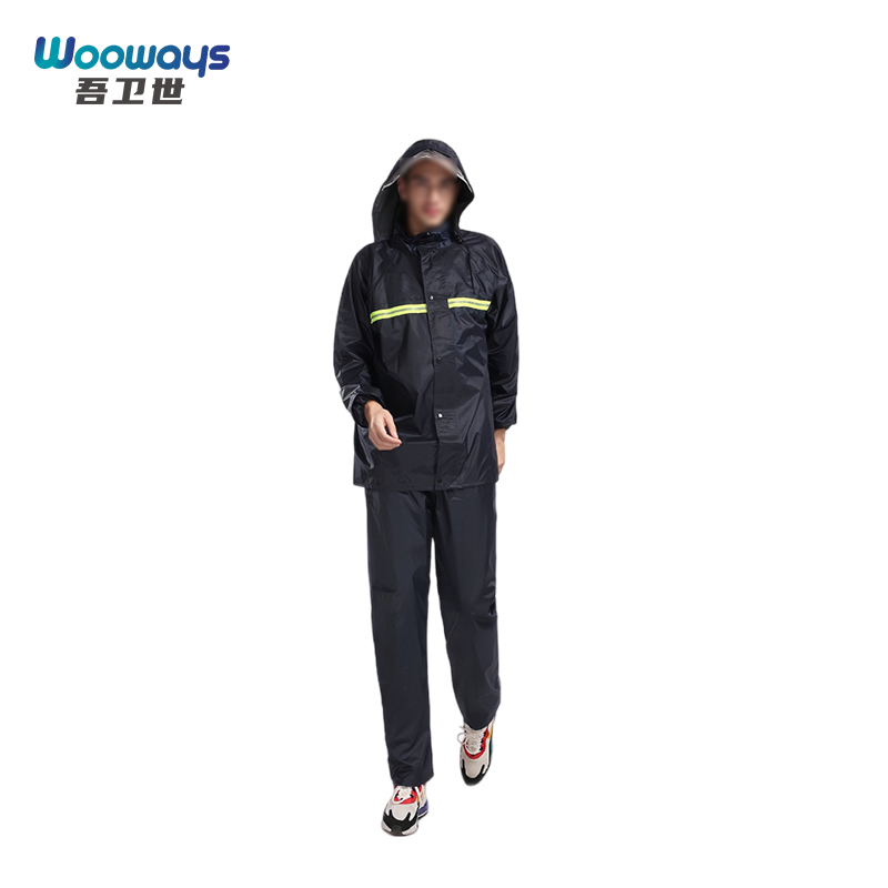 吾卫世 雨衣 藏青色 套高清大图