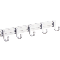 十方嘉合金长排挂衣钩现代中式50cm长持久耐用挂衣神器