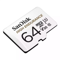 闪迪(SanDisk)64GB TF卡 行车记录仪存储卡/安防监控专用内存卡Micro SD卡高度耐用U3/V30